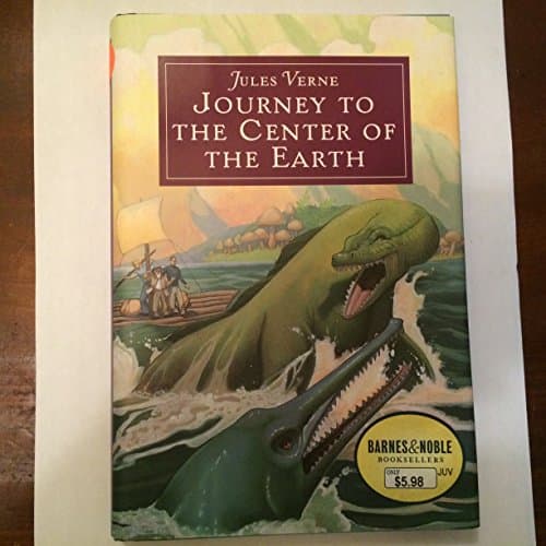 Book cover for Journey to the Center of the Earth by Jules Verne