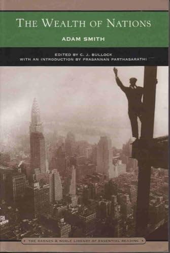 Book cover for The Wealth of Nations (Barnes & Noble Library of Essential Reading) by Smith, Adam