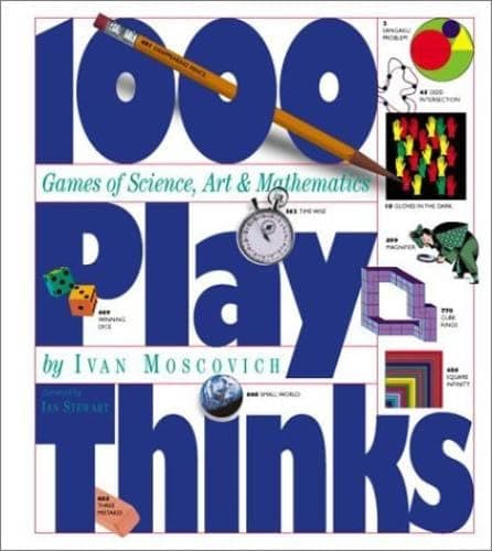 Book cover for 1,000 Playthinks: Puzzles, Paradoxes, Illusions & Games by Moscovich, Ivan
