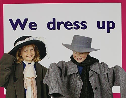 Book cover for We Dress Up: Individual Student Edition Magenta (Level 1) by RIGBY