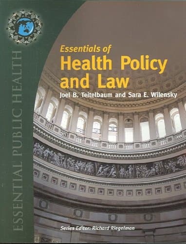 Book cover for Essentials of Health Law and Policy by Teitelbaum, Joel B.