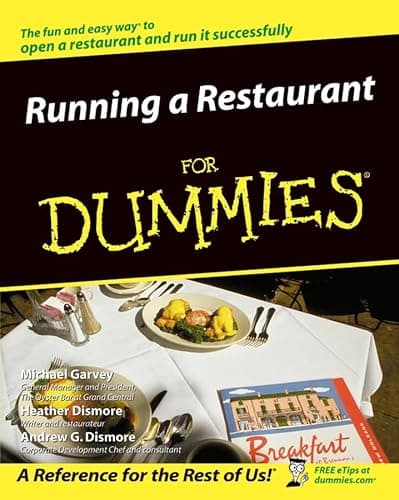 Book cover for Running a Restaurant For Dummies by Garvey, Michael
