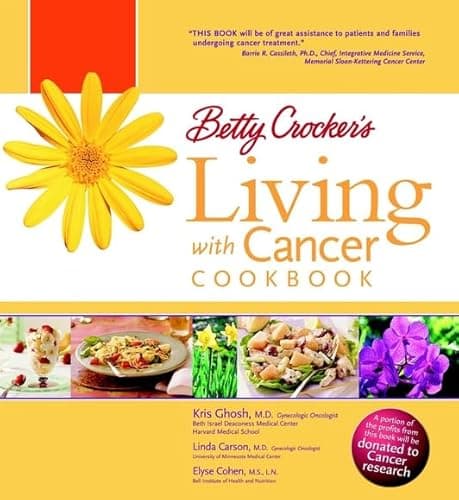 Book cover for Betty Crocker's Living With Cancer Cookbook by Crocker, Betty