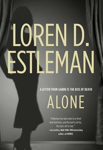 Book cover for Alone (Valentino Mysteries) by Estleman, Loren D.