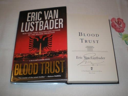 Book cover for Blood Trust (Jack McClure/Alli Carson Novels) by Lustbader, Eric Van