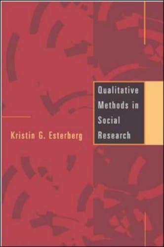 Book cover for Qualitative Methods in Social Research by Esterberg, Kristin G