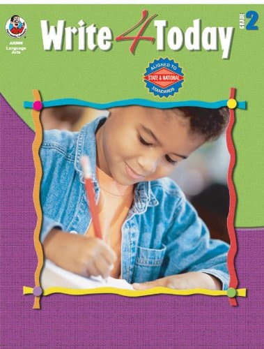 Book cover for Write 4 Today, Grade 2 by Frank Schaffer Publications