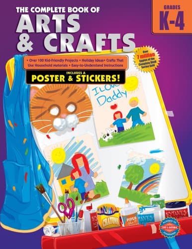 Book cover for Complete Book of Arts and Crafts, Grades K - 4 by American Education Publishing