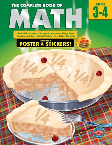 Book cover for Complete Book of Math, Grades 3 - 4 by American Education Publishing
