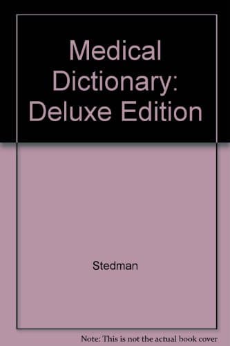 Book cover for Stedman's Medical Dictionary: Deluxe Edition/Indexed by Stedman, Thomas Lathrop