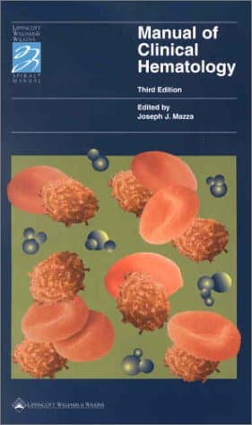 Book cover for Manual of Clinical Hematology (Spiral Manual) by Massa, Joseph