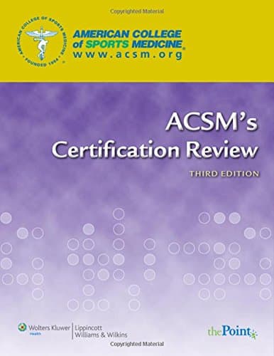 Book cover for ACSM's Certification Review by American College of Sports Medicine