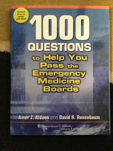 Book cover for 1000 Questions to Help You Pass the Emergency Medicine Boards by Aldeen, Amer Z., M.D.