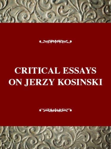 Book cover for Critical Essays on Jerzy Kosinski: Jerzy Kosinski (Critical Essays on American Literature Series) by Lupack, Barbara