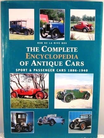Book cover for Complete Encyclopedia of Antique Cars by De LA Rive Box, Rob