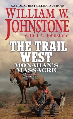 Book cover for Monahan's Massacre (The Trail West) by Johnstone, William W.