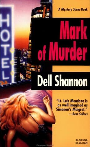 Book cover for Mark of Murder: A Mystery Scene Book by Shannon, Dell