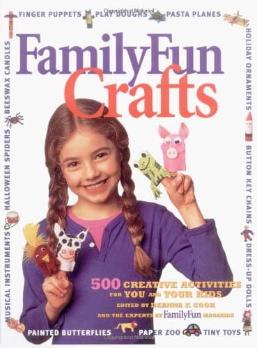 Book cover for Disney's FamilyFun Crafts: 500 Creative Activities for You and Your Kids by Deanna F. Cook