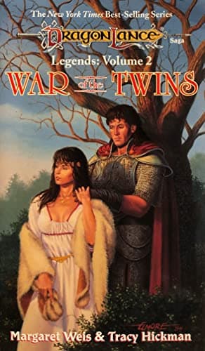 Book cover for War of the Twins (Dragonlance Legends, Vol. 2) by Margaret Weis