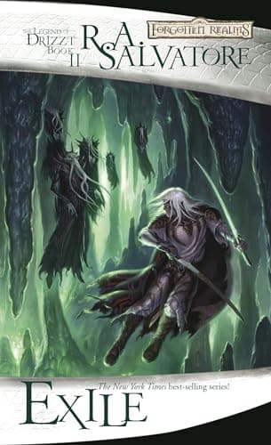 Book cover for Exile (Drizzt "4: Paths of Darkness") (The Legend of Drizzt) by Salvatore, R.A.