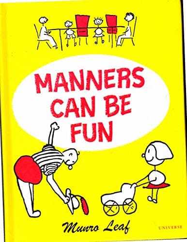 Book cover for Manners Can Be Fun by Leaf, Munro