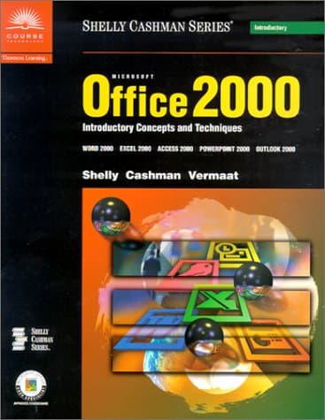 Book cover for Microsoft Office 2000 Introductory Concepts and Techniques by Shelly, Gary B.