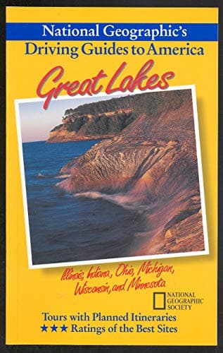 Book cover for Great Lakes : Illinois, Indiana, Ohio, Michigan, Wisconsin, and Minnesota (National Geographic's Driving Guides to America) by O'Gara, Geoffrey