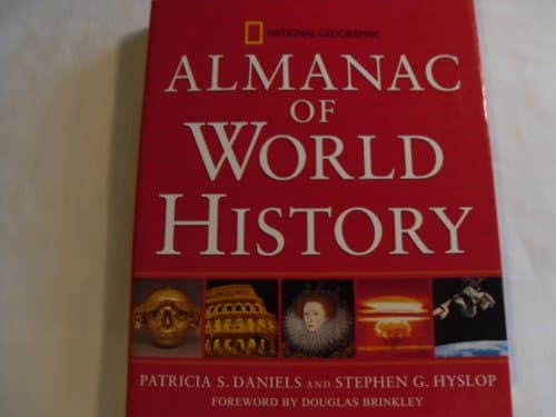 Book cover for Almanac of World History (National Geographic) by Pat Daniels