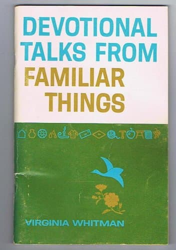 Book cover for Devotional Talks From Familiar Things by Whitman, Virginia