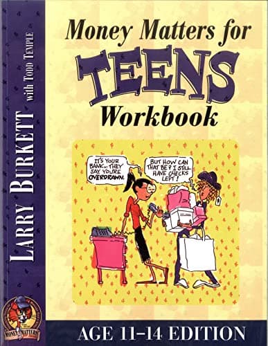 Book cover for Money Matters Workbook for Teens (ages 11-14) by Burkett, Larry