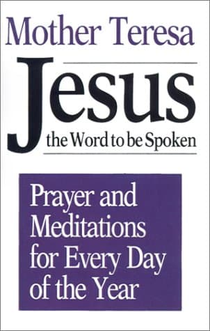 Book cover for Jesus the Word to Be Spoken by Teresa, Mother