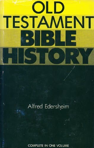 Book cover for Old Testament Bible History by Edersheim, A.