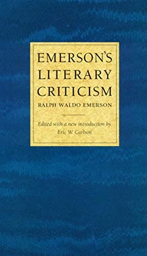 Book cover for Emerson's Literary Criticism by Emerson, Ralph Waldo