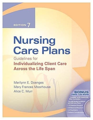Book cover for Nursing Care Plans: Guidelines for Individualizing Client Care Across the Life Span by Doenges, Marilynn