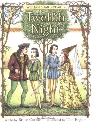 Book cover for Twelfth Night by Coville, Bruce