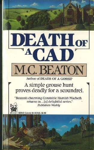 Book cover for Death of a Cad (Hamish Macbeth Mysteries, No. 2) by Beaton, M.C.