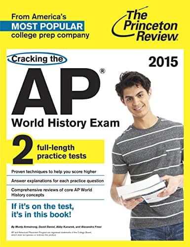 Book cover for Cracking the Ap World History Exam 2015 (College Test Preparation) by Princeton Review