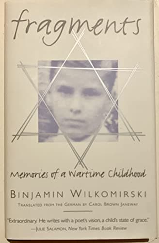 Book cover for Fragments: Memories of a Wartime Childhood by Binjamin Wilkomirski