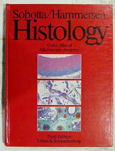 Book cover for Histology: Color Atlas of Microscopic Anatomy (English and German Edition) by Hammersen, Frithjof