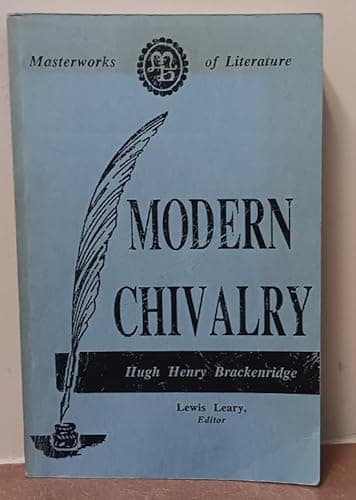 Book cover for Modern Chivalry (Masterworks of Literature) by Brackenridge, Hugh Henry