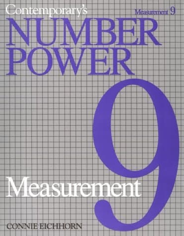 Book cover for Contemporary's Number Power 9: Measurement by Connie Eichhorn