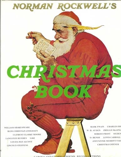 Book cover for Norman Rockwell's Christmas Book by Rockwell, Norman