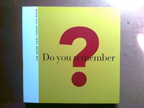 Book cover for Do You Remember?: The Book That Takes You Back by Gitter, Michael