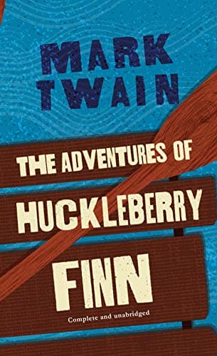 Book cover for The Adventures of Huckleberry Finn (Tor Classics) by Twain, Mark