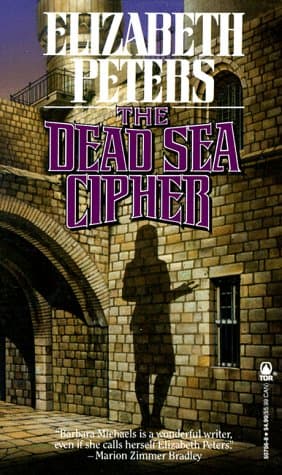Book cover for The Dead Sea Cipher by Peters, Elizabeth