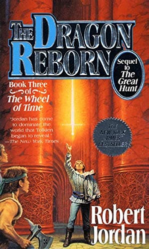Book cover for The Dragon Reborn (The Wheel of Time, Book 3) by Jordan, Robert