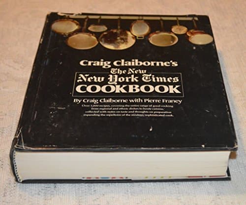 Book cover for Craig Claiborne's New New York Times Cookbook by Pierre Franey