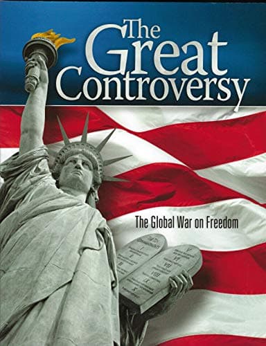 Book cover for The Great Controversy: The Global War on Freedom by Ellen G. White