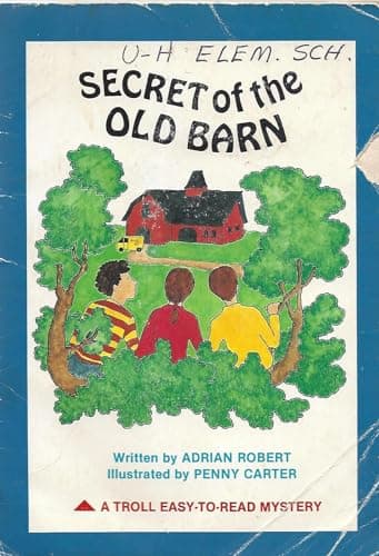 Book cover for Secret of the Old Barn (A Troll Easy to Read Mystery) by Robert, Adrian