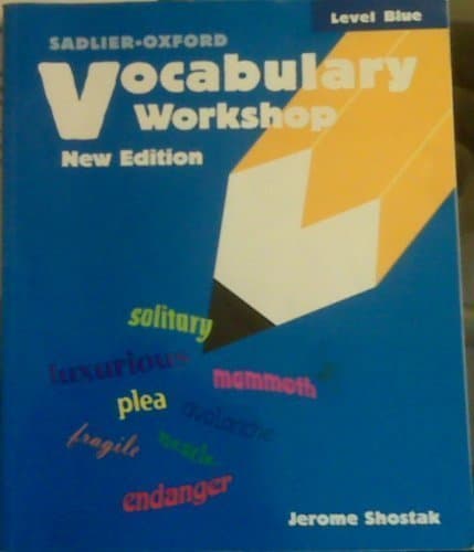 Book cover for Vocabulary Workshop, Level Blue by Shostak, Jerome